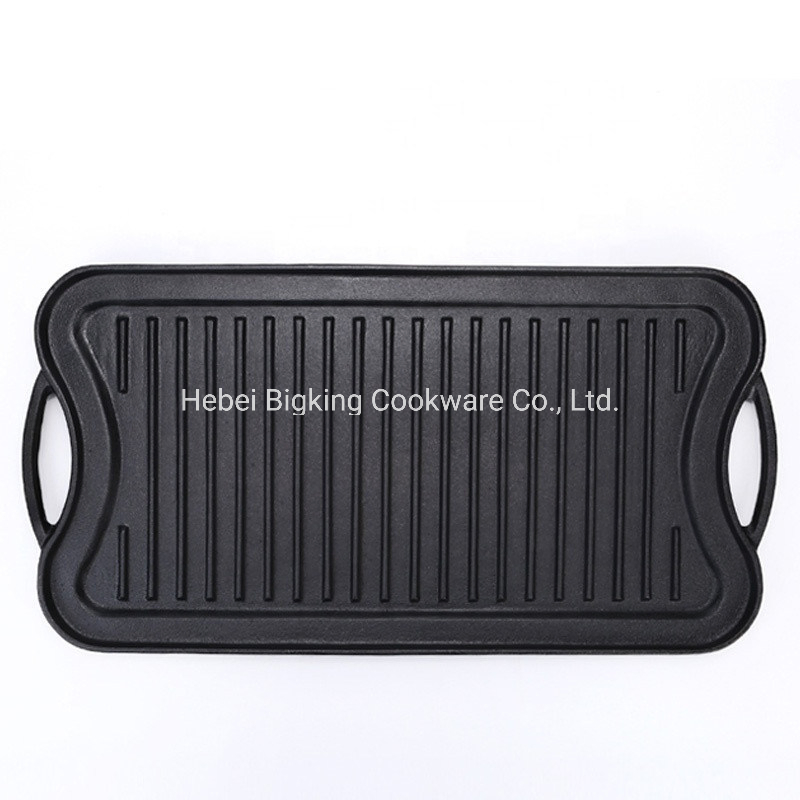 Cast Iron Pre-Seasoned Reversable Grill / Griddle Pan