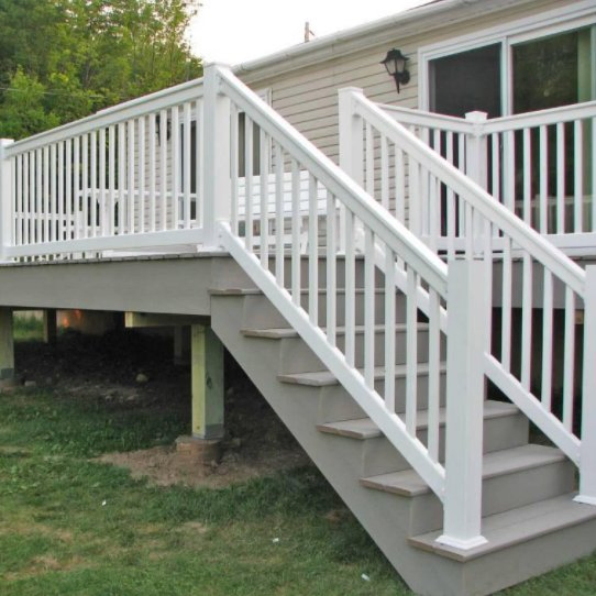 Vinyl Railing White Classic PVC Indoor/Outdoor Vinyl Railing Wholesale