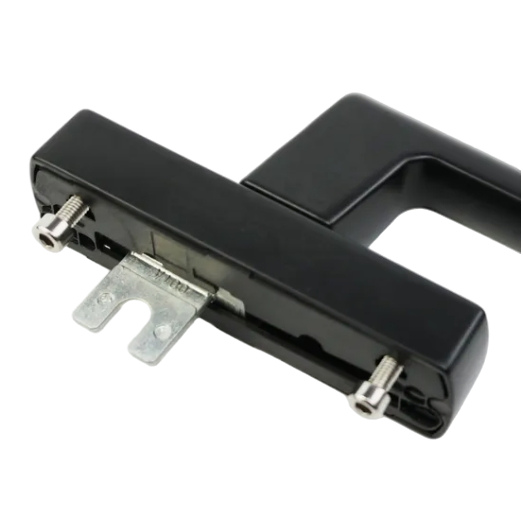 Durable Black Aluminium Window Handle for European Designs