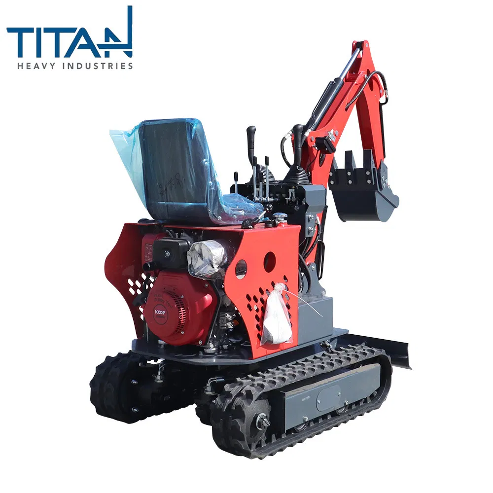 China Titan famous TE08  0.8ton mini crawler excavator for a cheap price