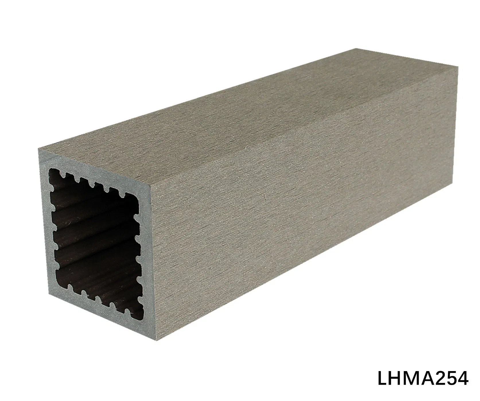 Building Material Resist Fading Outdoor WPC Railing Wood Plastic Composite Handrail