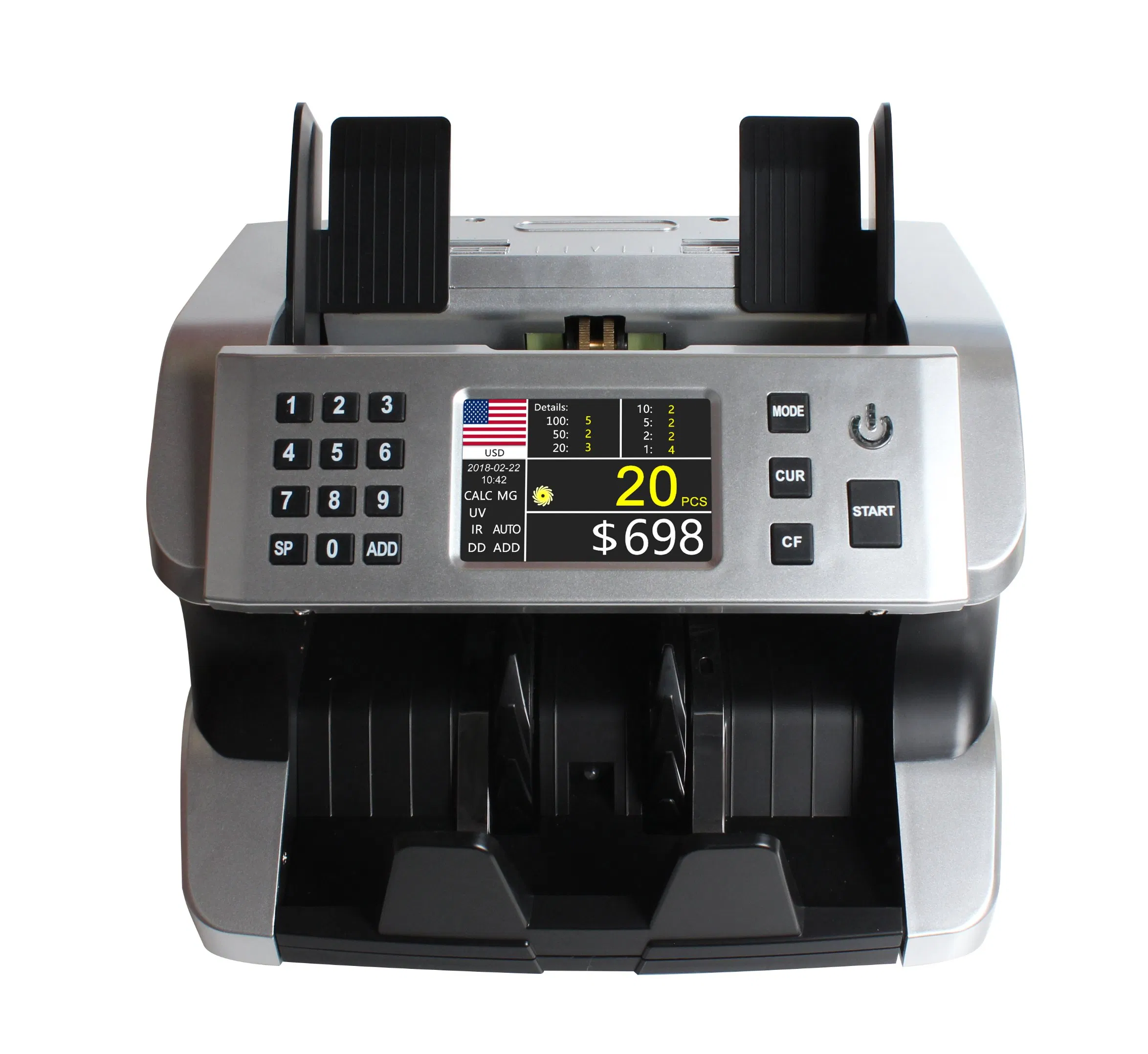 Al-185 Cash Counter Currency Detectors Money Counters Money Counting Machine Add to Bill
