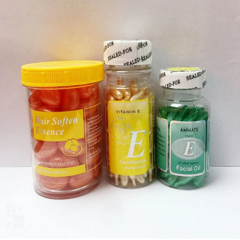 Hair Care Soft Capsule Essence Transparent Blue Bright Hair Conditioner Capsule