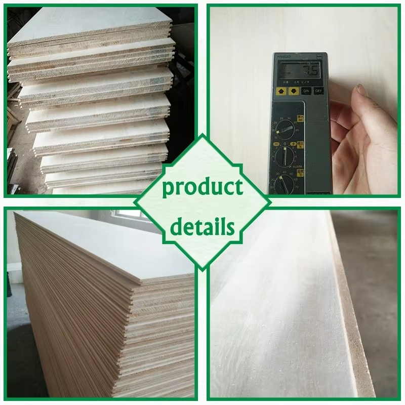 18mm Furniture Planks Poplar Lumber Hardwood Timber Solid Wood Board for Drawer Panel