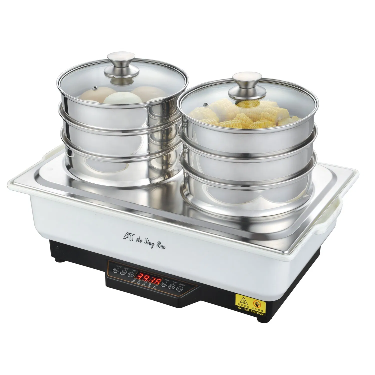 Commercial Kitchenware Buffet Food Soup Warmer Heater Steamer Chafing Dish