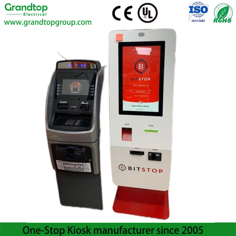 Crypto Currency Coins Kiosk Bitcoin Machine ATM Currency Exchange Btm Bitstop