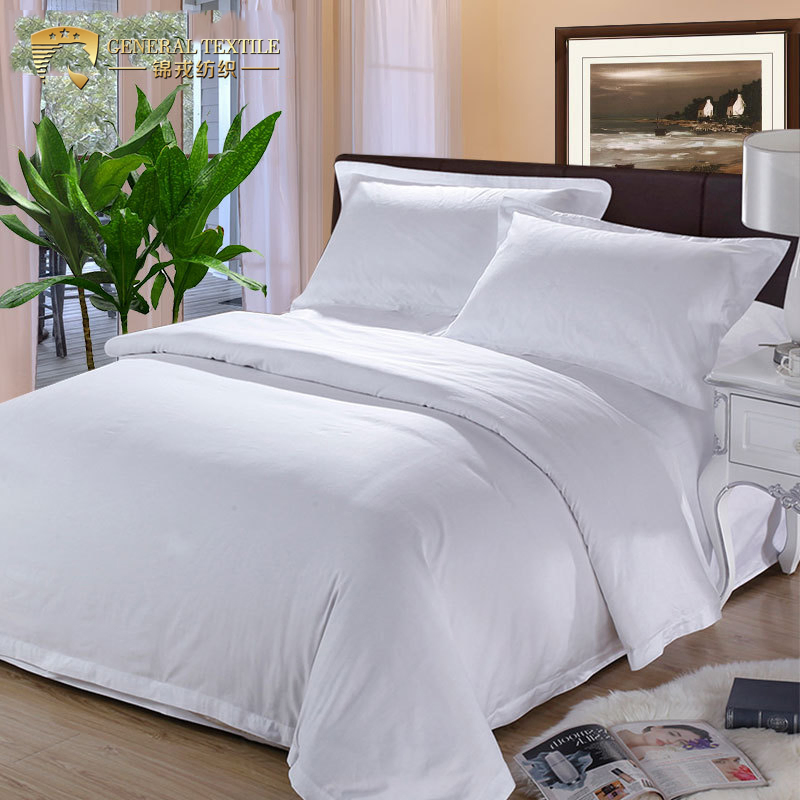 Satin White Cotton Bed Sheets Bed Cover