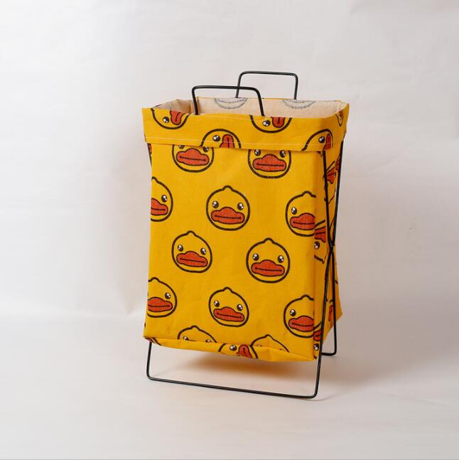 Iron Frame Foldable Laundry Basket