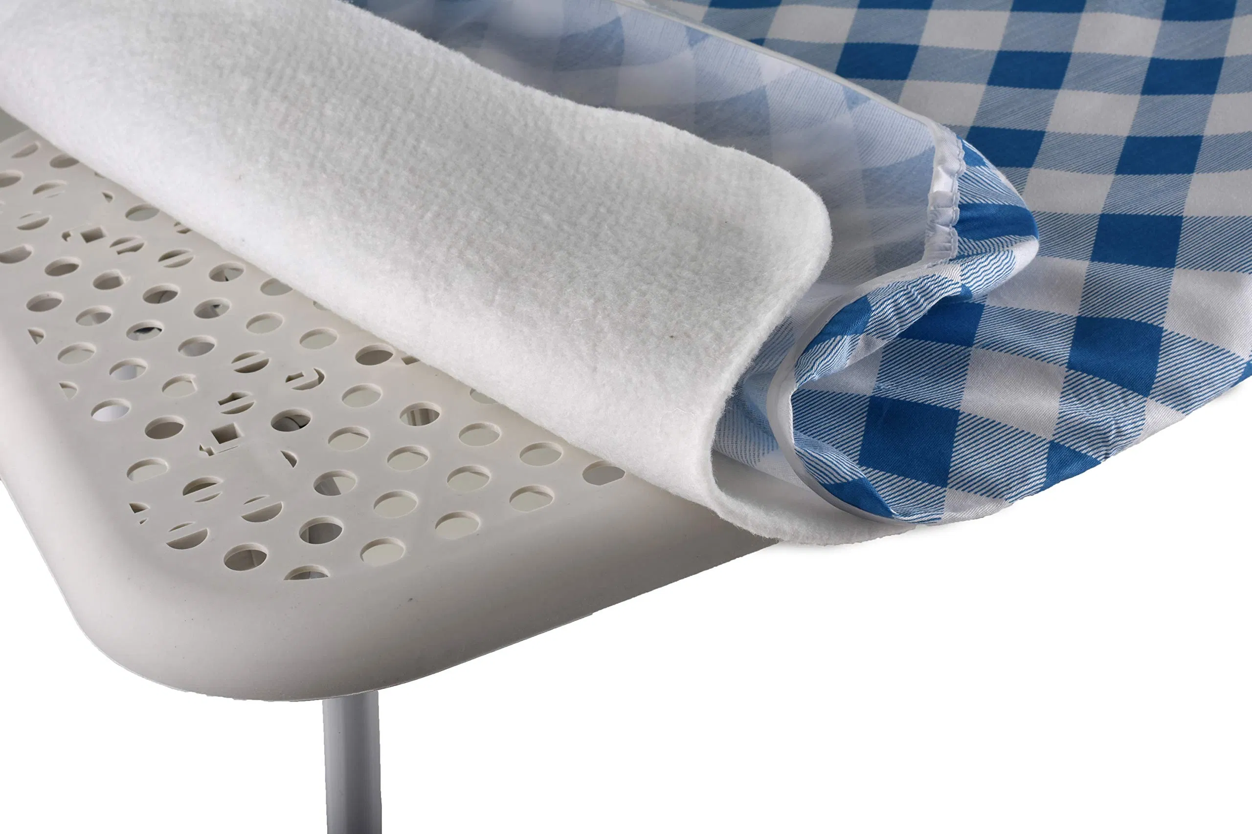 Space Saving Tabletop Ironing Board Folding Legs Padded Scorch Resistant Washable Cover