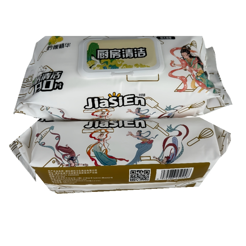 Powerful Multi-Surface Cleaning Wet Wipes Wet Tiusses and Towels for Home and Restarant Use