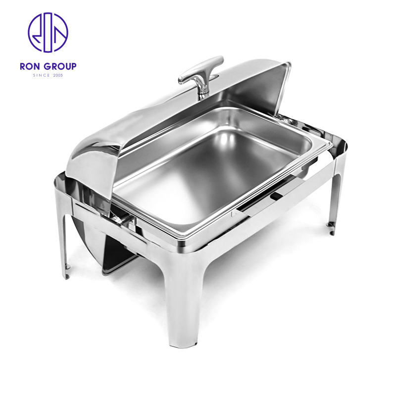 Ss201 Electrically Heated Stainless Steel Buffet Stove for Hotel Restaurant Buffet Stove for Round Buffet Holding Stove