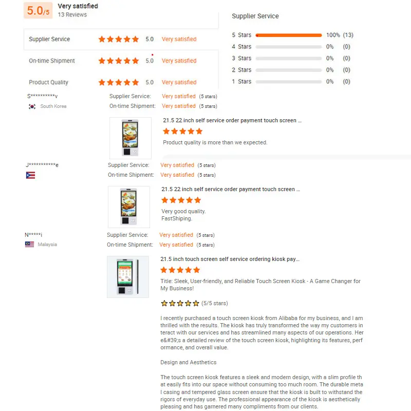 Touchwo Wall Mounted Pay Kiosk Self-Serve