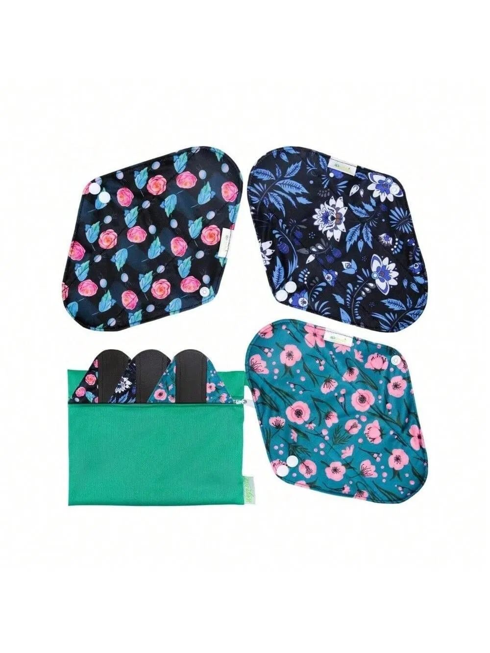 Customized Reusable Waterproof Sanitary Pads Washable Natural Color Menstrual Pads for Women