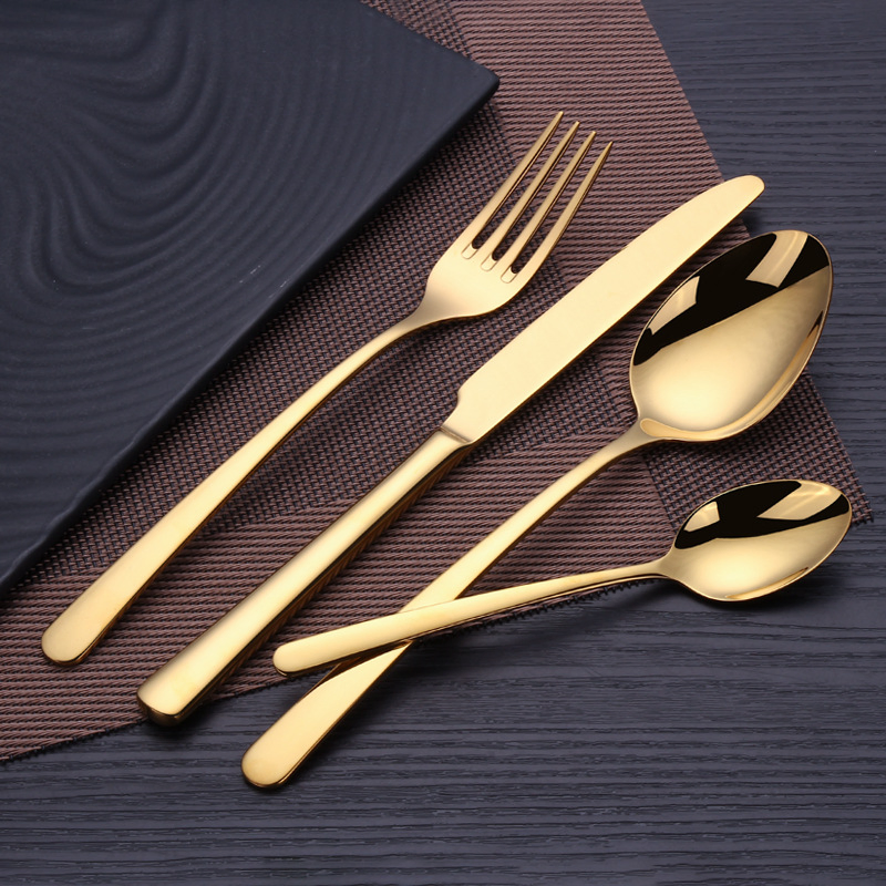 Stainless Steel Tableware Set Simple Classic Hotel Tableware