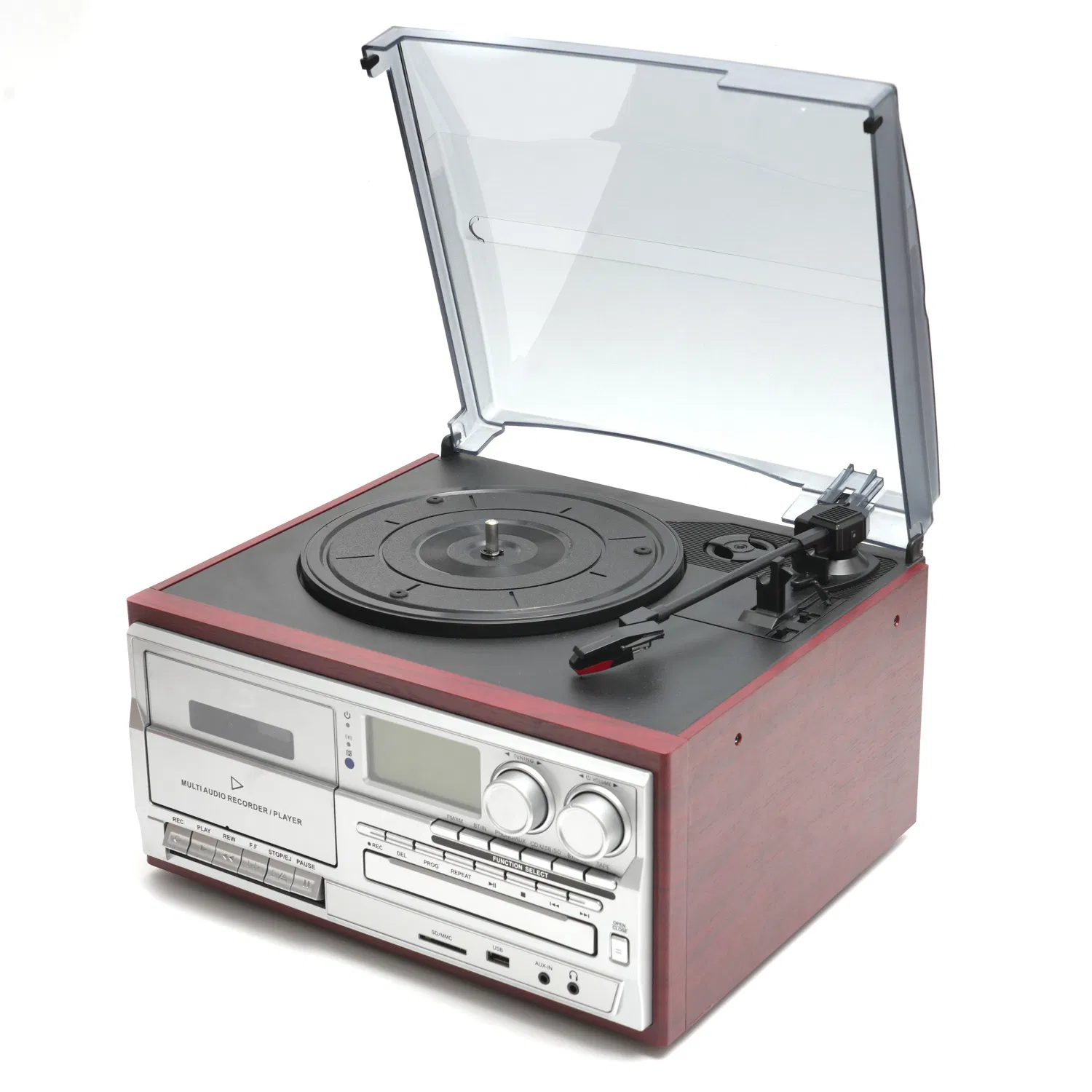 Gramophone Disc Vinyl Customized Turntable Plus Tape Recorder