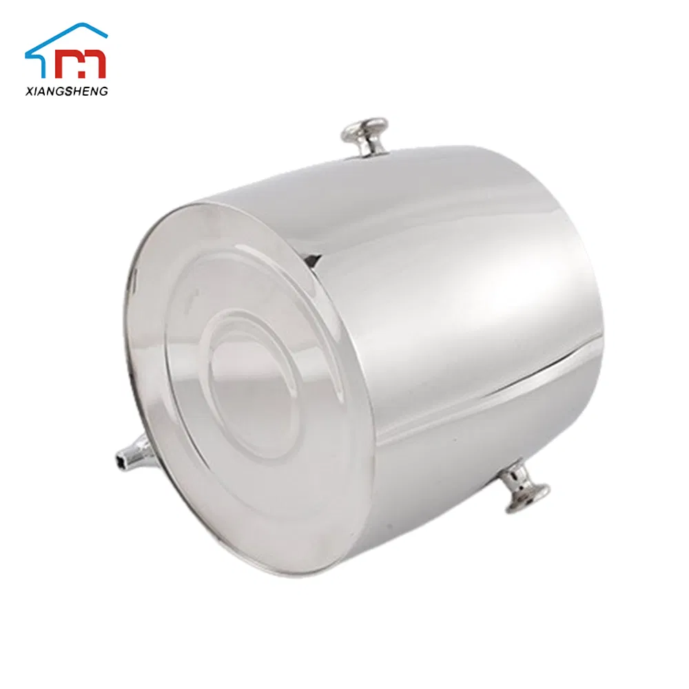 Xiangsheng Big Hammered Stainless Steel Drink Dispenser Golden Plating Milk Coffee Dispenser