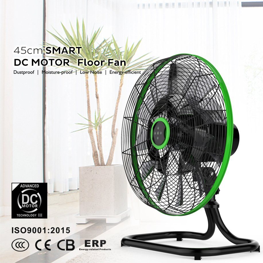 Brushless Full Sealed Copper BLDC Motor Wholesale Stand Pedestal Quiet Energy Saving Smart Control Commercial Home Cooling Floor Electric Fan