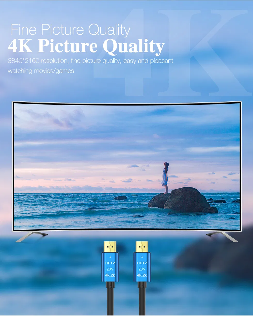 HDMI 2.0 Cable, Support 1080P and 4K