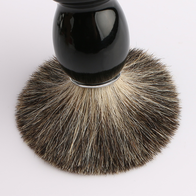 Бритвенная кисть из барсучьего волоса Black Wood