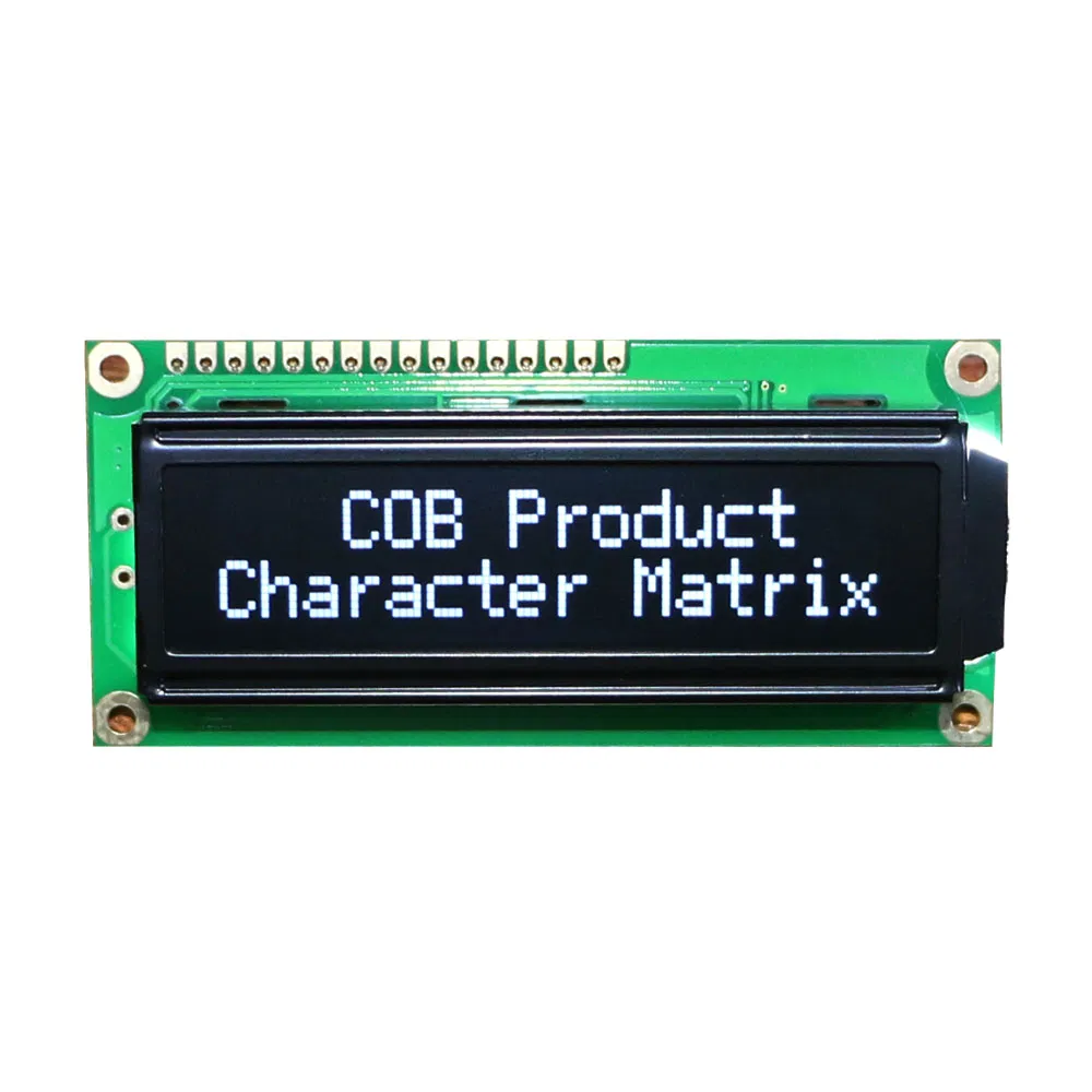 OEM Stn Type Yellow Green Background 2X16 Characters LCD Module