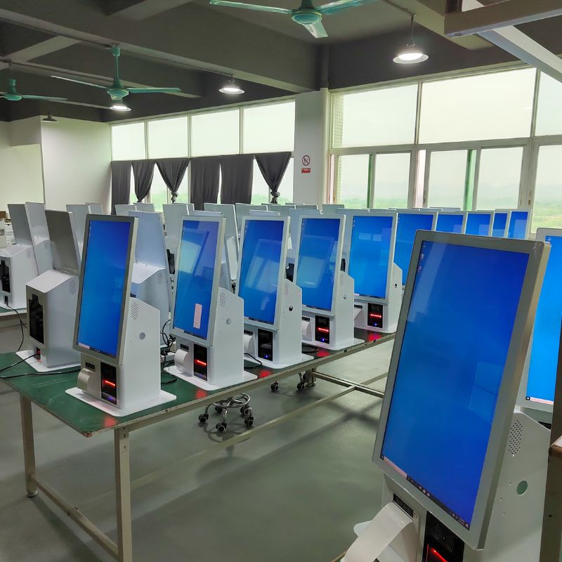 23.8 Inch Self-Service Kiosk with Scanner and Printer From Factory Directly