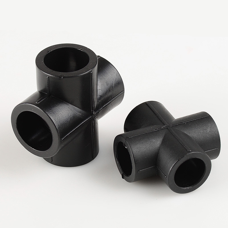 Durable HDPE Butt Fusion Cross Fitting for PE Pipelines