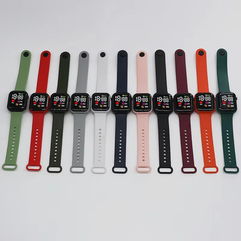 Student Electronic Fashion Sports Watch Cheap Silicone Lighting Sport Child LED Watch Kids Digital Luxury Watches