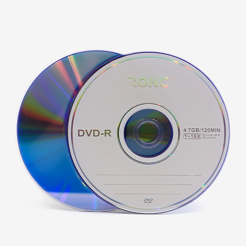 2024 Ronc Wholesale 50 Pack Empty DVD R 16X 4.7GB Printable Easy Burn Music 100′ S Spindle Logo Printable DVD