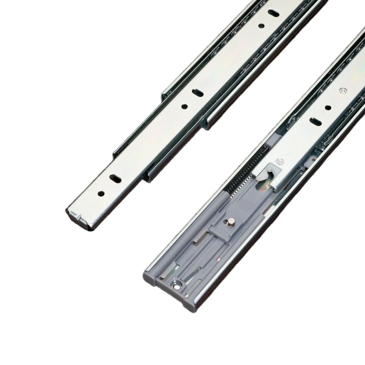 Cabinet Hardware 45mm Telescopic Channel Soft Close Ball Bearing Drawer Slides