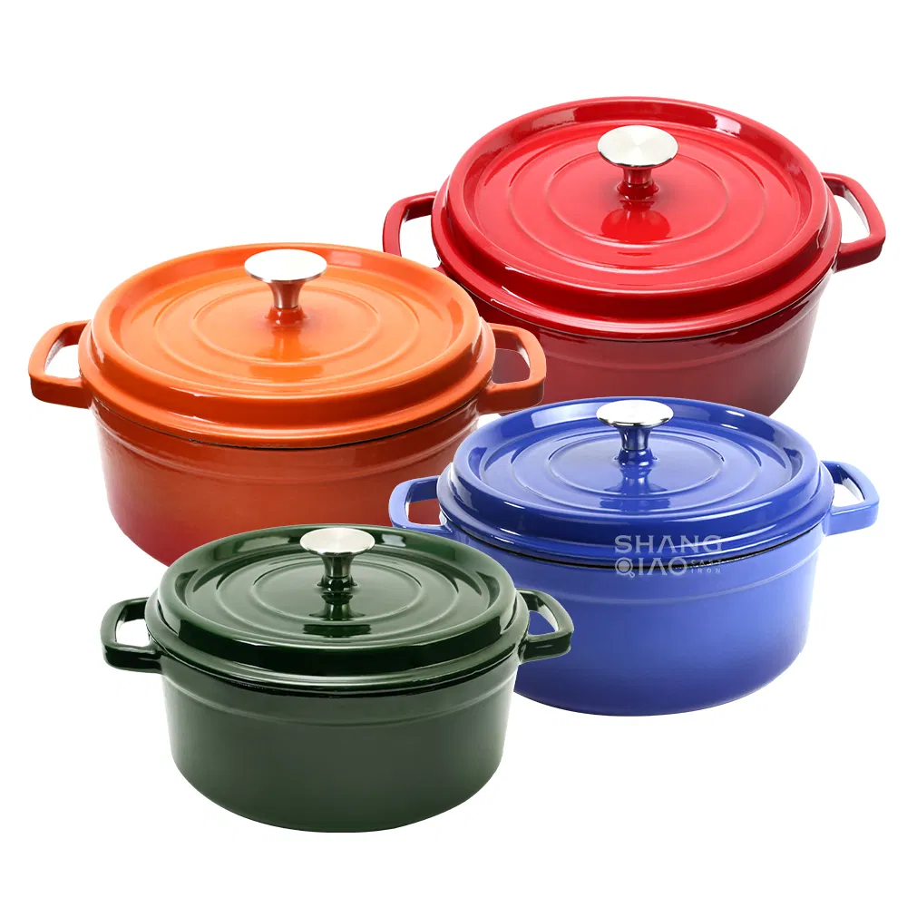 Чугунная эмалированная жаровня Dutch Oven