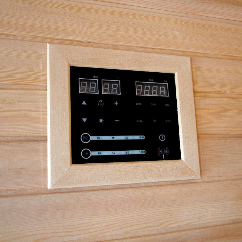 Традиционная сухая сауна с инфракрасным обогревом из дерева