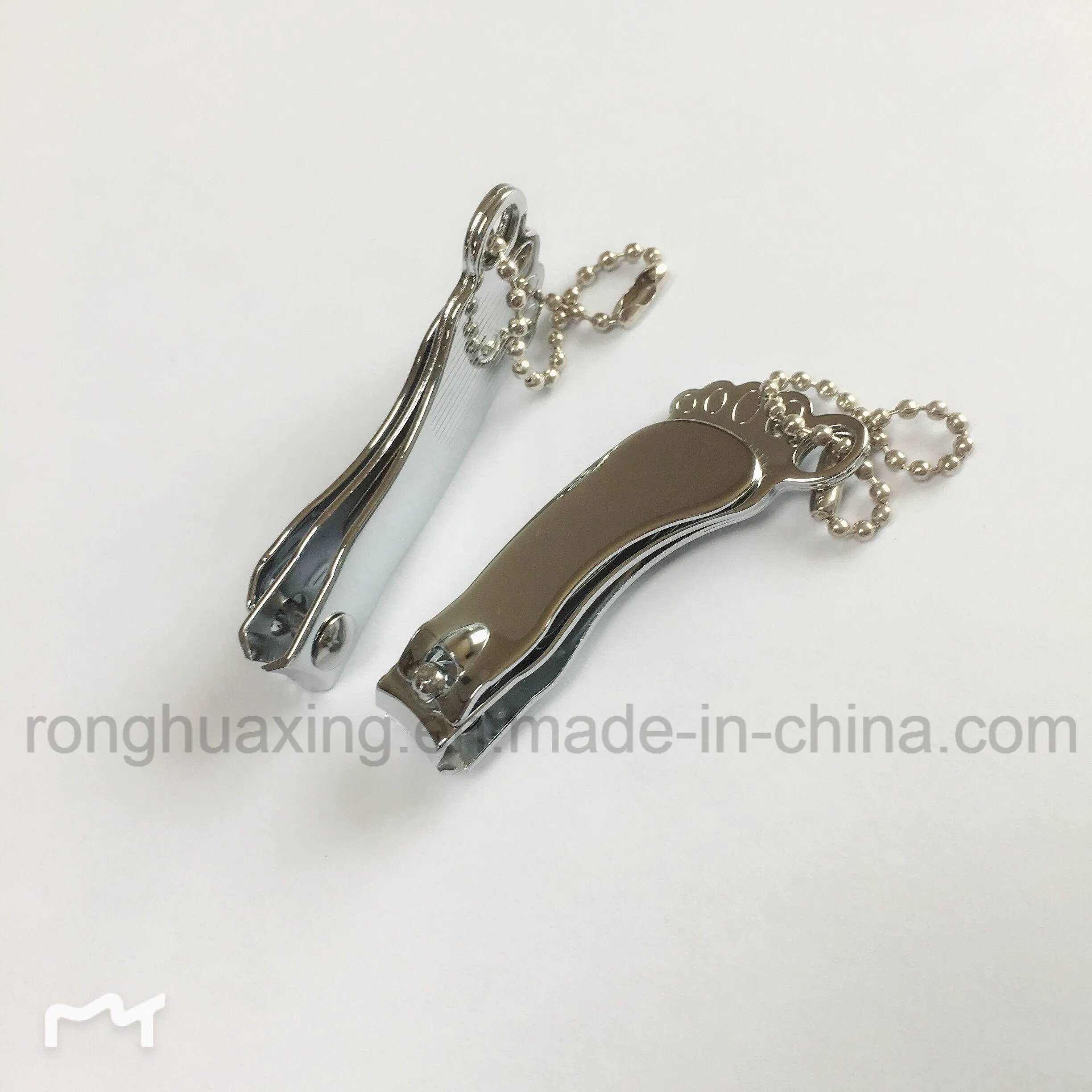 Promotion Nail Cutter with Cute Foot Shape, Laser File and Keychain