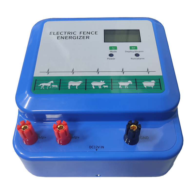 Electric Fence of Pasture Farm, Horse, Cattle and Sheep Animal Husbandry, High Voltage Pulse Electronic Fence Host, Pasture Fence Energizer