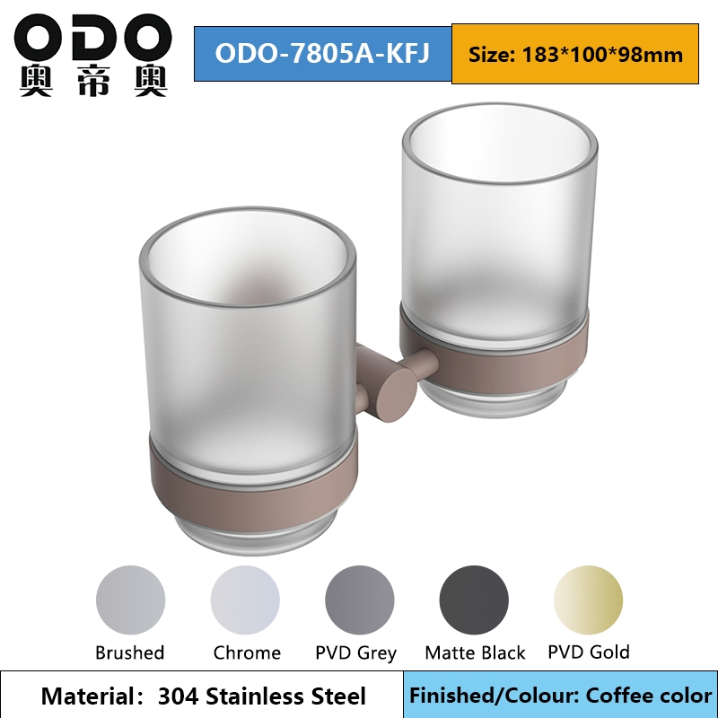 Держатель для стаканов из нержавеющей стали с двумя стаканами