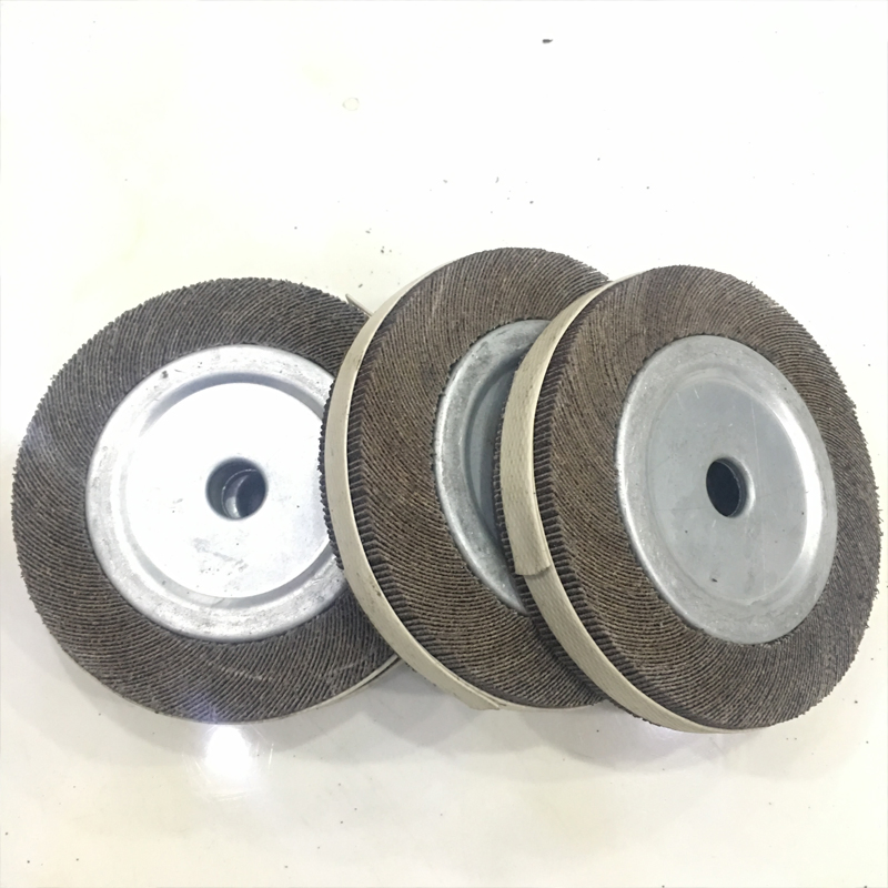 Sanding Calcined Aluminum Abrasive Cloth Polishing Flap Wheel for Metal Deburring Polishing Grinding