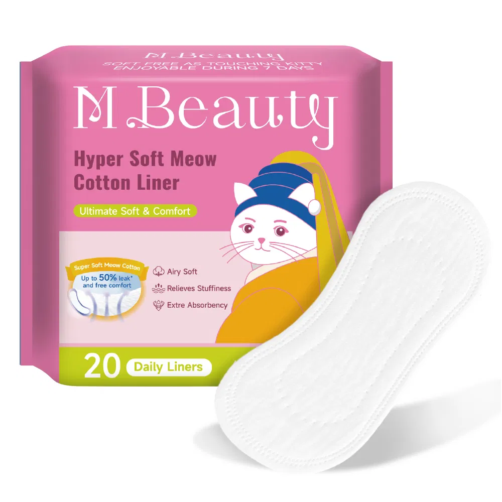 M Beauty OEM Use Disbosable Breathable Cotton Film Female Sanitary Napkin Sanitary Napkins Pads