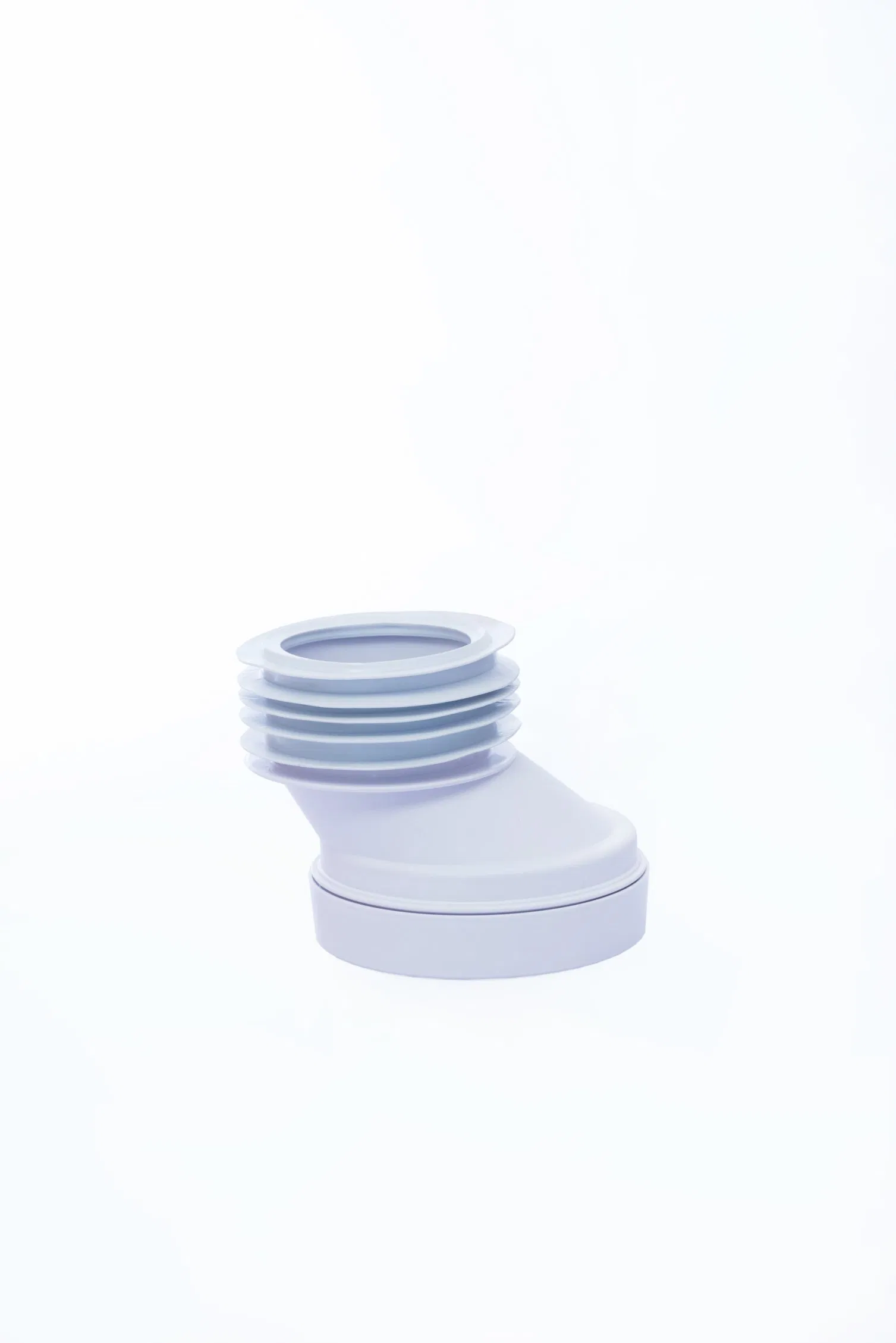 High-Quality White PP Pan Connector - Leak-Proof Durable Plumbing Fitting for Waste Water Pipes