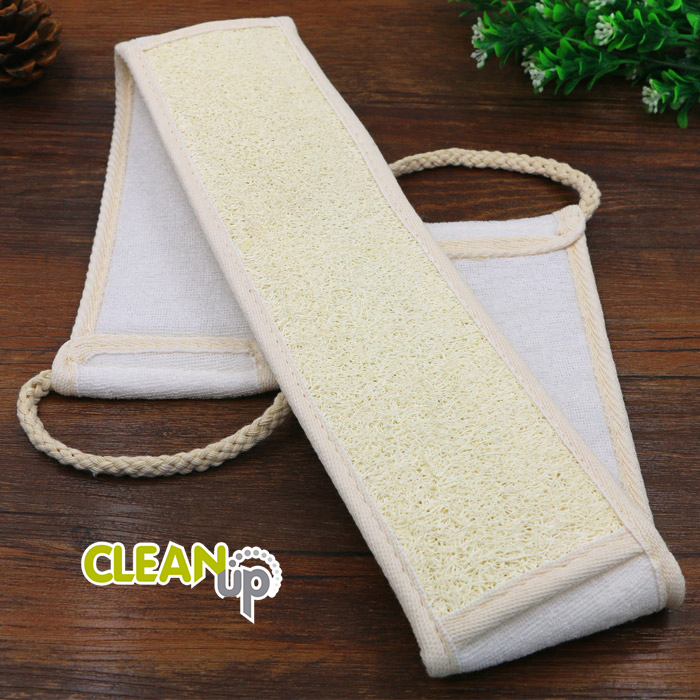 Long Natural Bath Strap Shower Belt Exfoliating Luffa Loofa Loofah Back Scrubber
