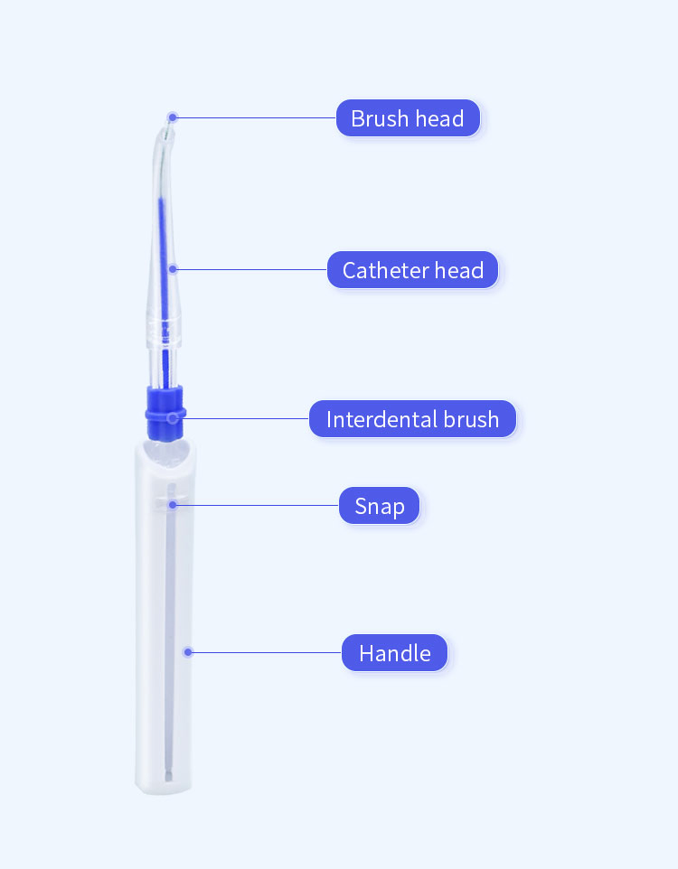Interdental Brush Proxy Brush Built in Design Brush Portable for Travel