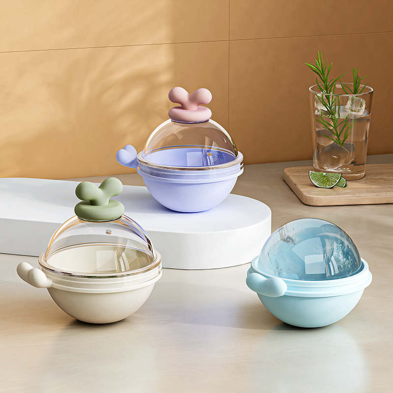 Tray Mould Silicone Ice Cube Tray Home Use Round Ice Cube Maker