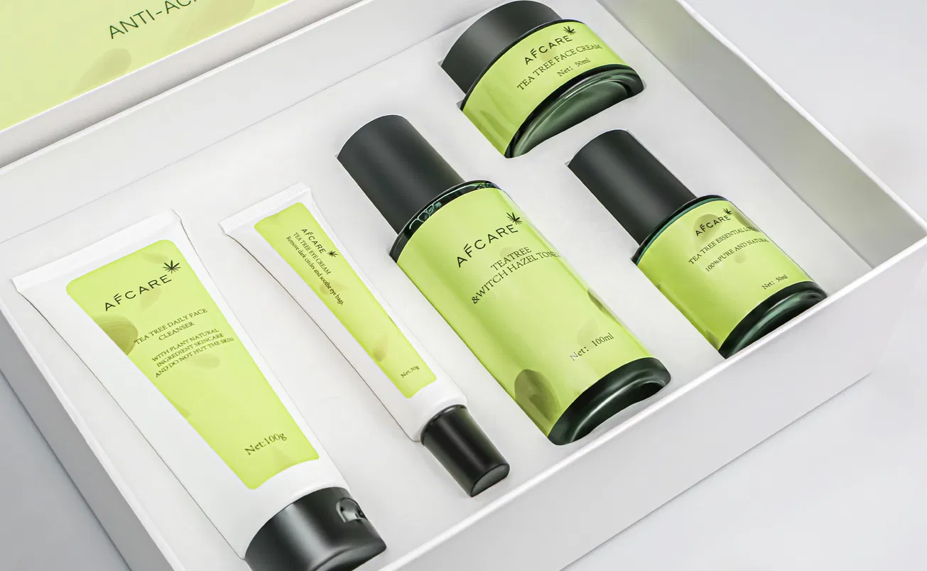 Wholesale Strong Effect Acne Removal Whitening Brightening Tea Tree Skincare Set
