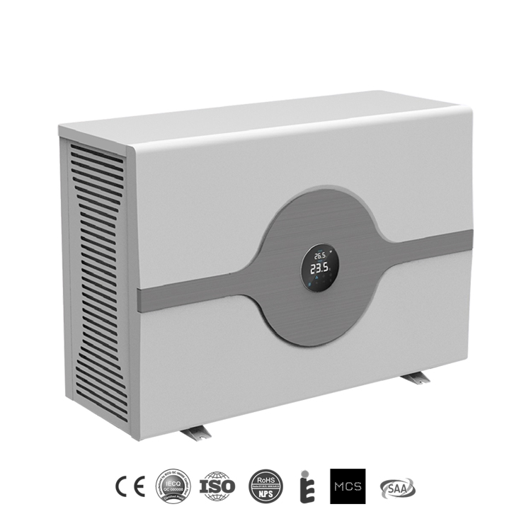 DC Inverter Swimming Pool Heat Pump Heater with R32 Refrigerant and WiFi