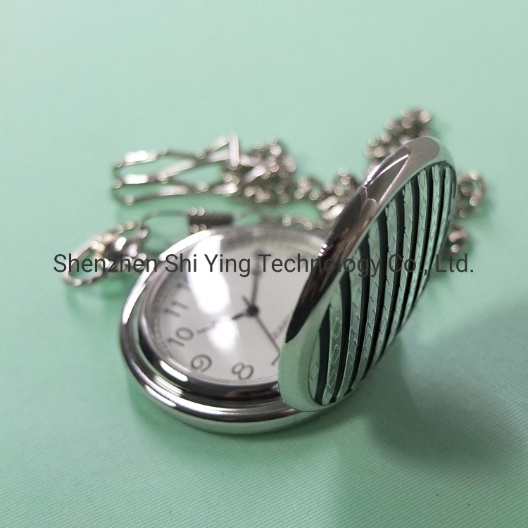 Custom Women's Gift Fashion Necklac Quartz Pocket Watch with Chain