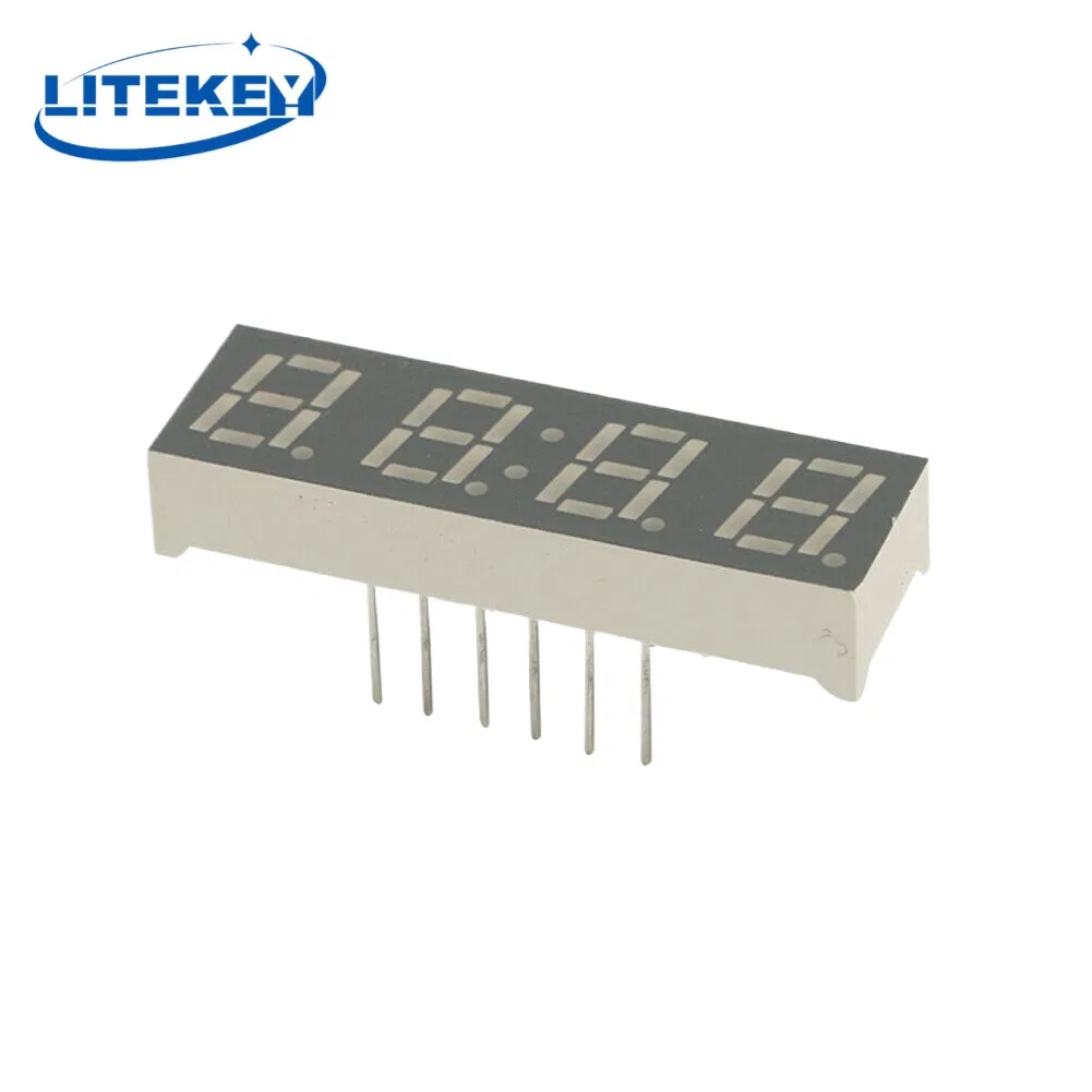 0.56 Inch 4 Digits 7 Rectangular Segment LED Clock Display