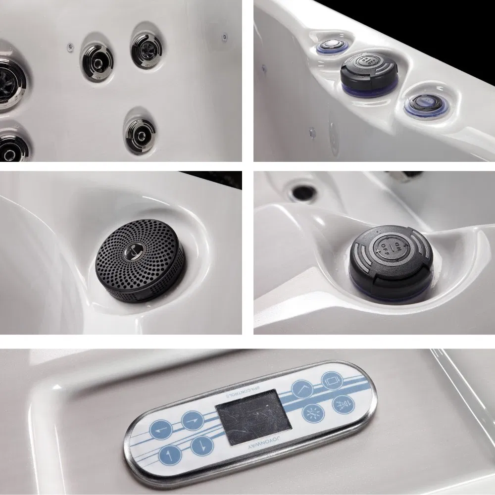 Роскошная гидромассажная ванна на 3 персоны с 16 форсунками