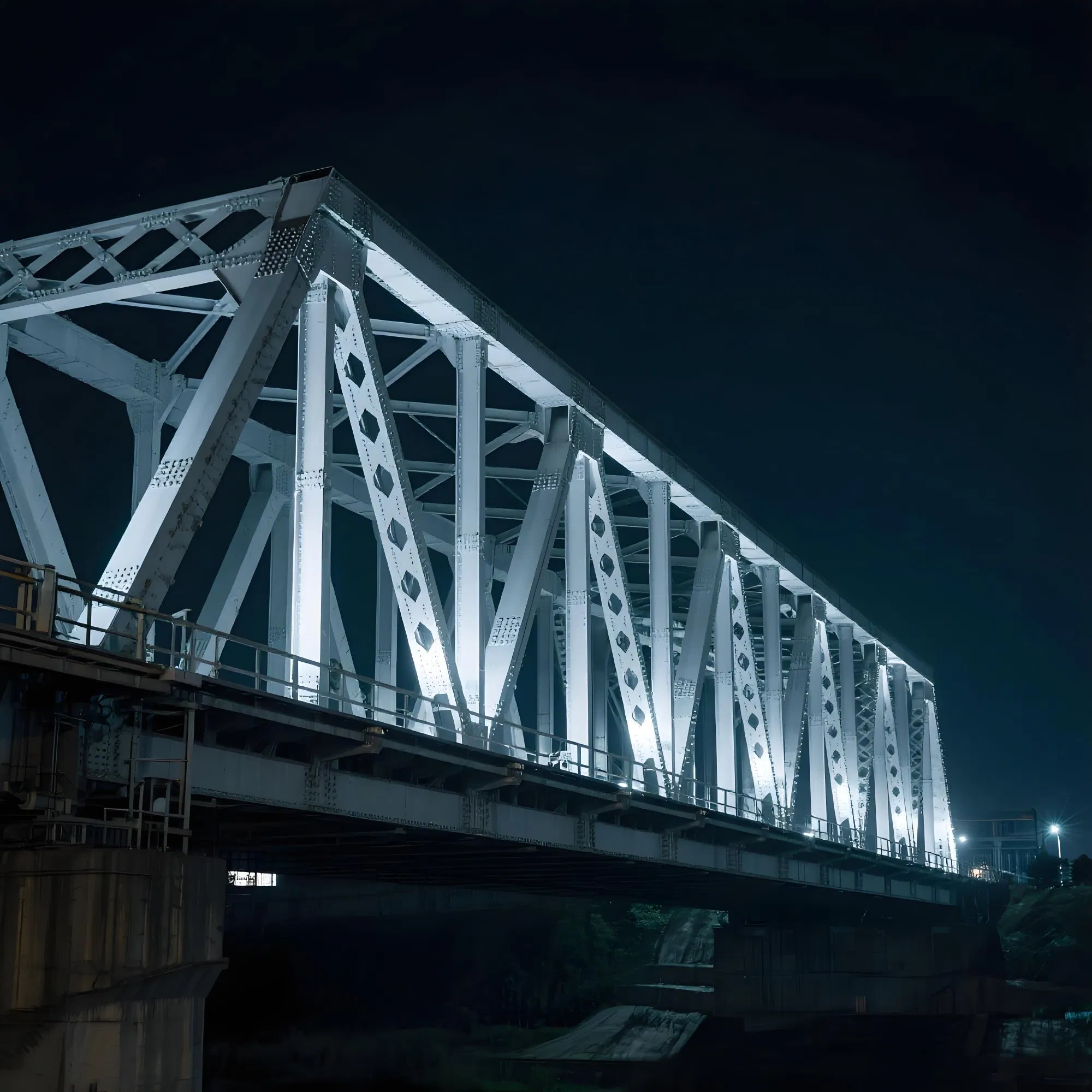 Construction Site Temporary Heavy-Load Steel Bailey Bridge