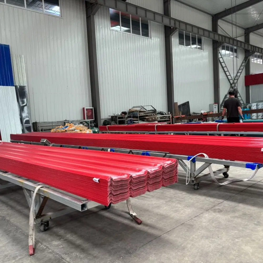 China Supplier Colored GRP Corrugated Sheet Thickness 2.0mm 3.0mm for Chemical Plant