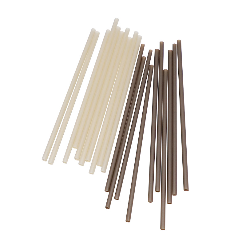 Disposable Bamboo Fiber Straws Eco Friendly Biodegradable Boba Cocktail Drinking Straws