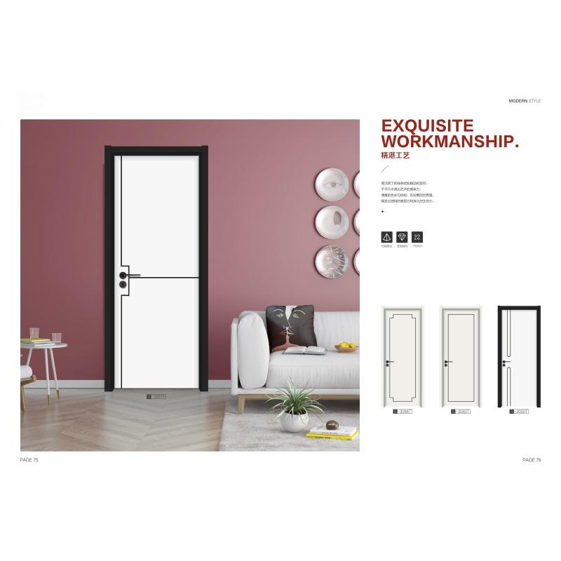 High-Quality Fire Rated Wooden Door for Secure Exits