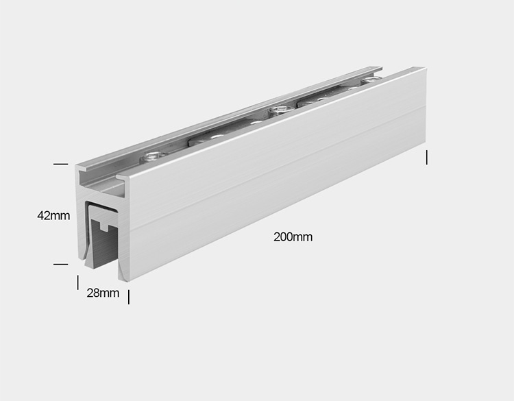 E-Star Long Glass Clamp for Automatic Sliding Door